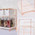 2-layer Rose Gold Storage Rack