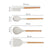 11pc White Kitchen Utensil Set