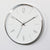 Airport Modern Silver Wall Clock