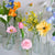 12pc Artificial Colourful Garden Flower Set