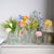 12pc Artificial Colourful Garden Flower Set