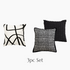 3pc Modern Luxury No.7 Cushion Cover Set