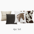 4pc Modern Luxury No.1 Cushion Cover Set