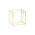 2-grid Vintage Brass Glass Organiser