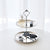 Tiered Silver Serving Tray Stand