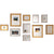 10pc Rustic Photo Frame Set