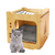 Wooden TV Pattern Pet Kennel House