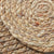 2x 18cm Round Straw Coaster