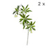 2pc Artificial Elaeocarpus Leaf Branch Set