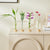 2pc Test Tube Stem Vase with Bamboo Base Set