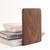 2pc Walnut Wood Bookend Stand Set