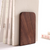 2pc Walnut Wood Bookend Stand Set