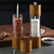 2pc Wooden Salt Pepper Mill Grinder Set