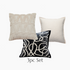 3pc Modern Soft No.5 Cushion Cover Set