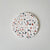 6pc Round White Terrazzo Coaster Set