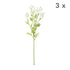 3pc Artificial White Daisy Silk Plant Set