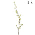 3pc Artificial White Fontanesia Fortunei Plant Set