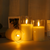 3pc LED Acrylic Candles Set