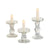 3pc Pillar Candle Holder Set