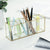 4-grid Vintage Brass Glass Organiser