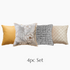 4pc Modern Soft No.8 Cushion Cover Set