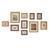 10pc Rustic Photo Frame Set