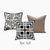 3pc Modern Luxury No.2 Cushion Cover Set