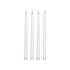 4pc LED Light Taper Candle Set