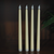 4pc LED Light Taper Candle Set