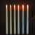 4pc LED Light Taper Candle Set