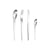 4pc Minimalist Slim Matte Cutlery Set