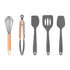 5pc Small Rose Gold Silicone Kitchen Tool Set