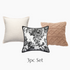 3pc Modern Farmhouse No.6 Cushion Cover Set