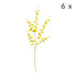 6pc Artificial Golden Shower Oncidium Orchid Plant Set