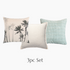 3pc Modern Farmhouse No.8 Cushion Cover Set