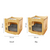 Wooden TV Pattern Pet Kennel House