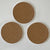 6pc Round White Terrazzo Coaster Set