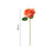 7pc Artificial Rusty Rose Flower Set