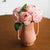 7pc Artificial Rusty Rose Flower Set