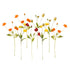 8pc Artificial Poppy Flower Bouquet Set