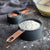 8pc Silver Rose Gold Measuring Cup and Spoon Set