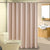 Beige Striped Shower Curtain (90gsm)