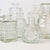 12pc Mini Vintage Glass Vase Set