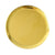 Luxury Gold Rainbow Metallic Display Round Serving Plate Tray Decor