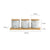 Marble Effect Condiment Pot Set