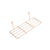 Rose Gold Black White Rack Basket Shelf Memo Board Shelf for Wire Wall Memo Grid A