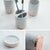 Rose Gold Copper Marble Bathroom Accessory Set Handwash Dispenser Soap Dish Toothbrush Holder Cup