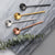 Rose Gold Silver Black Metallic Tea Coffee Scoop Spoon Set