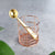 Wire Champagne Rose Gold Round Pencil Holder