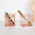 Wire Champagne Rose Gold Square Pencil Holder